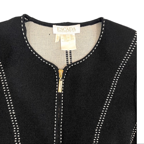 ESCADA Vintage Black Blazer Jacket - Picture 2 of 5